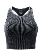 Vintage Washed Ribbed Belly Tank